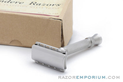 Tradere Razors Closed Comb CC Stainless Steel Safety Razor with Box