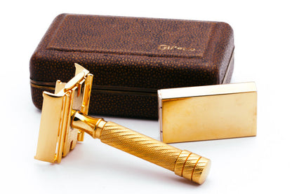 1940's Gillette British Aristocrat  No 21 Set 24K Revamp