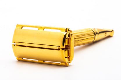 1950's Gillette Gold Adjustable Serial Toggle Double Edge Safety Razor | Original Condition