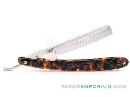 9/16"  Holley Mfg. Co Straight Razor w/ Original Scale | Lakeville, Conn.