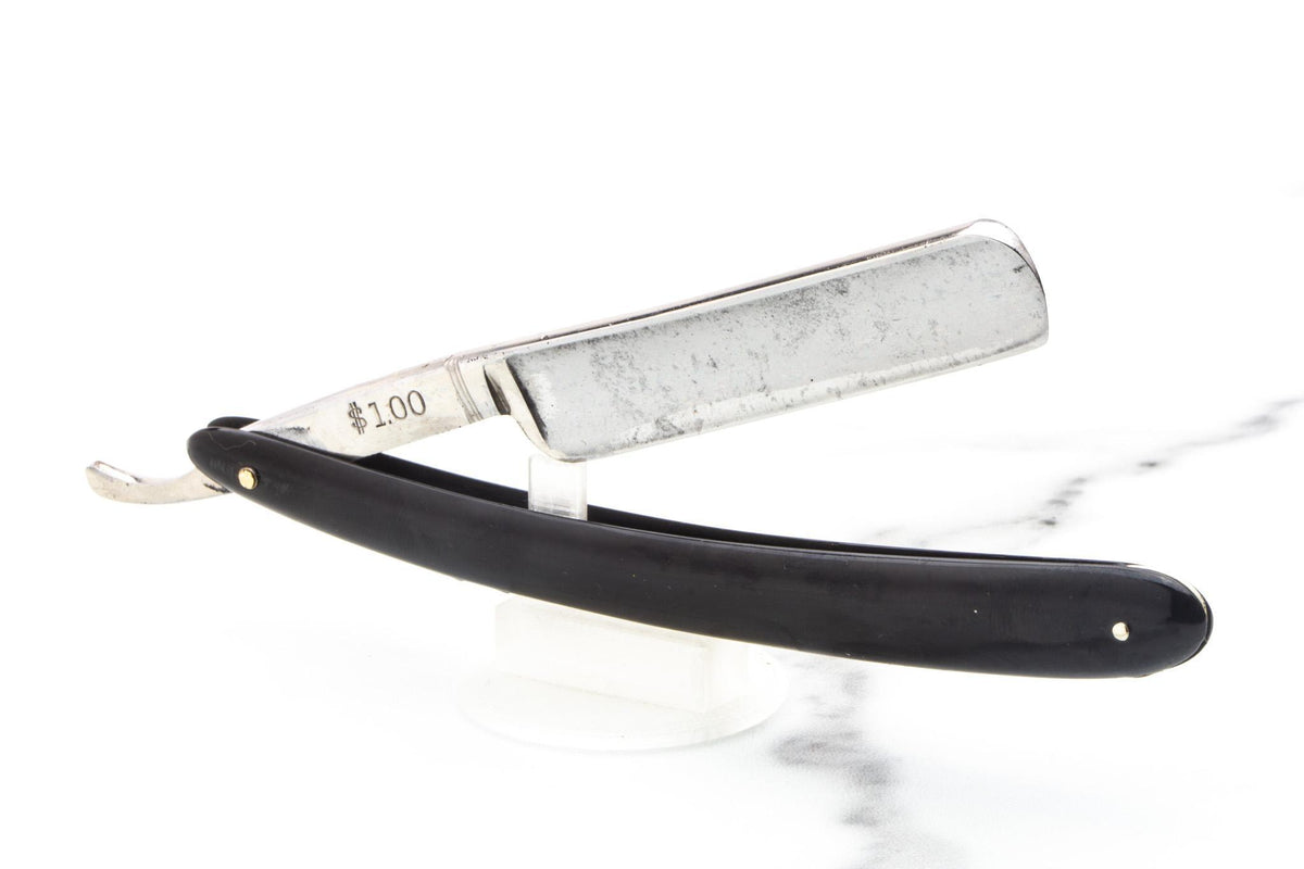5/8'' Vintage Restored Genco Straight Razor With Original Scales ...