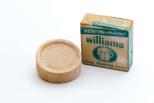 Williams Mug Aqua Velva Mentholated Shaving Soap with Original Packaging