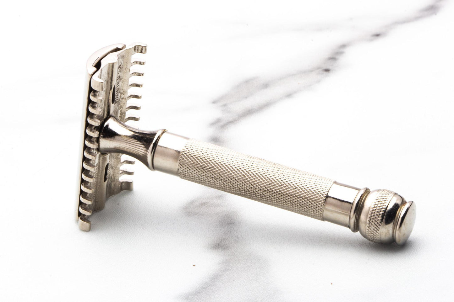 1930's Gillette Goodwill Long Comb Ball End Double Edge Safety Razor | Factory Nickel Revamp