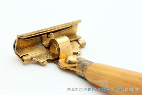 1950's Eversharp Schick Gold SE Injector Razor with Box