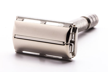 1940's Gillette English Parat Double Edge Safety Razor | Factory Nickel Revamp