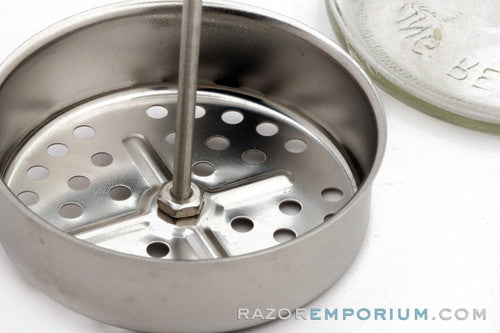 Barbicide Barber's Disinfected Jar w/ Metal Tray