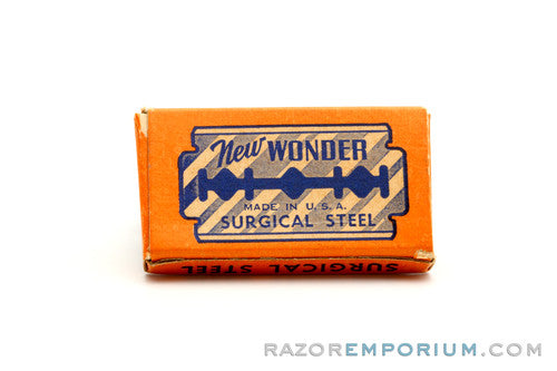 1950's Wonder Double Edge Safety Razor blade (5) - New Old Stock (NOS) Razor Blades