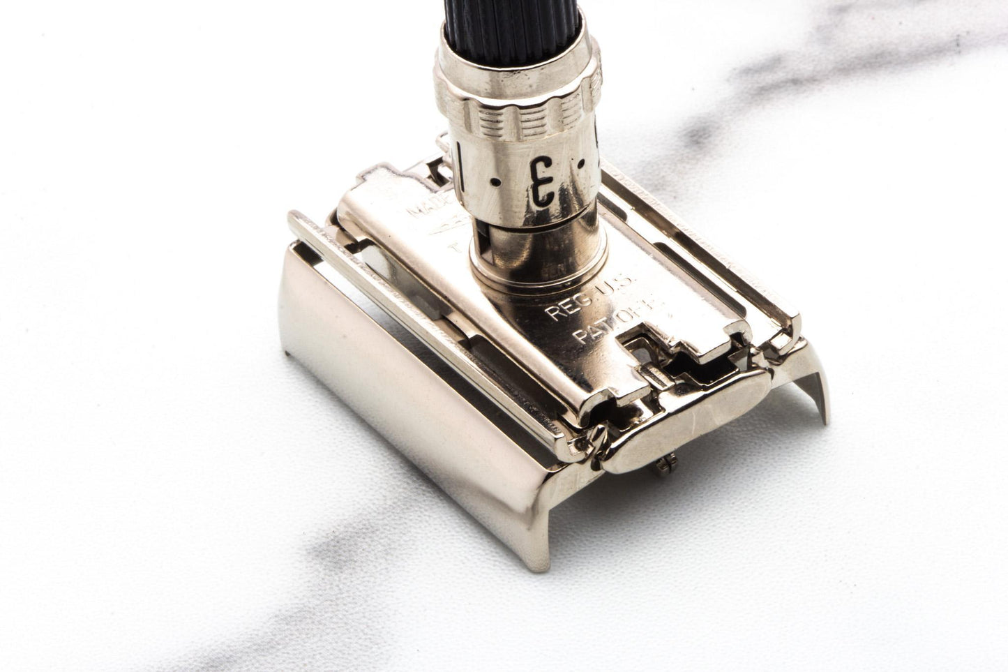 1973 T3 Gillette Super 109 Adjustable Double Edge Safety Razor | Factory Nickel Revamp