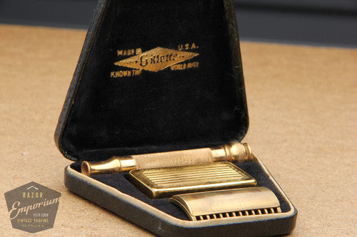 Trapezoidal Razor Gillette 1920's Old Type DE Safety Razor - Trapezoidal Presentation Ca ...