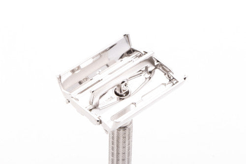 1956 B4 Gillette Flare Tip Double Edge Safety Razor  | Rhodium Revamp