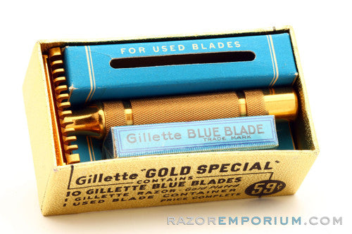 1930's Gillette NEW Gold Special Long Comb | New Old Stock (NOS)