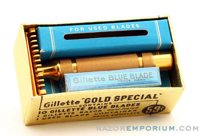 1930's Gillette NEW Gold Special Long Comb | New Old Stock (NOS)