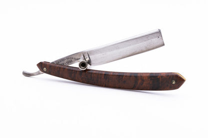 9/16" Blue Steel Razor Co NY Straight Razor Germany
