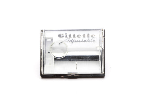 1950's Gillette $1.95 Fatboy Adjustable Original Black Case