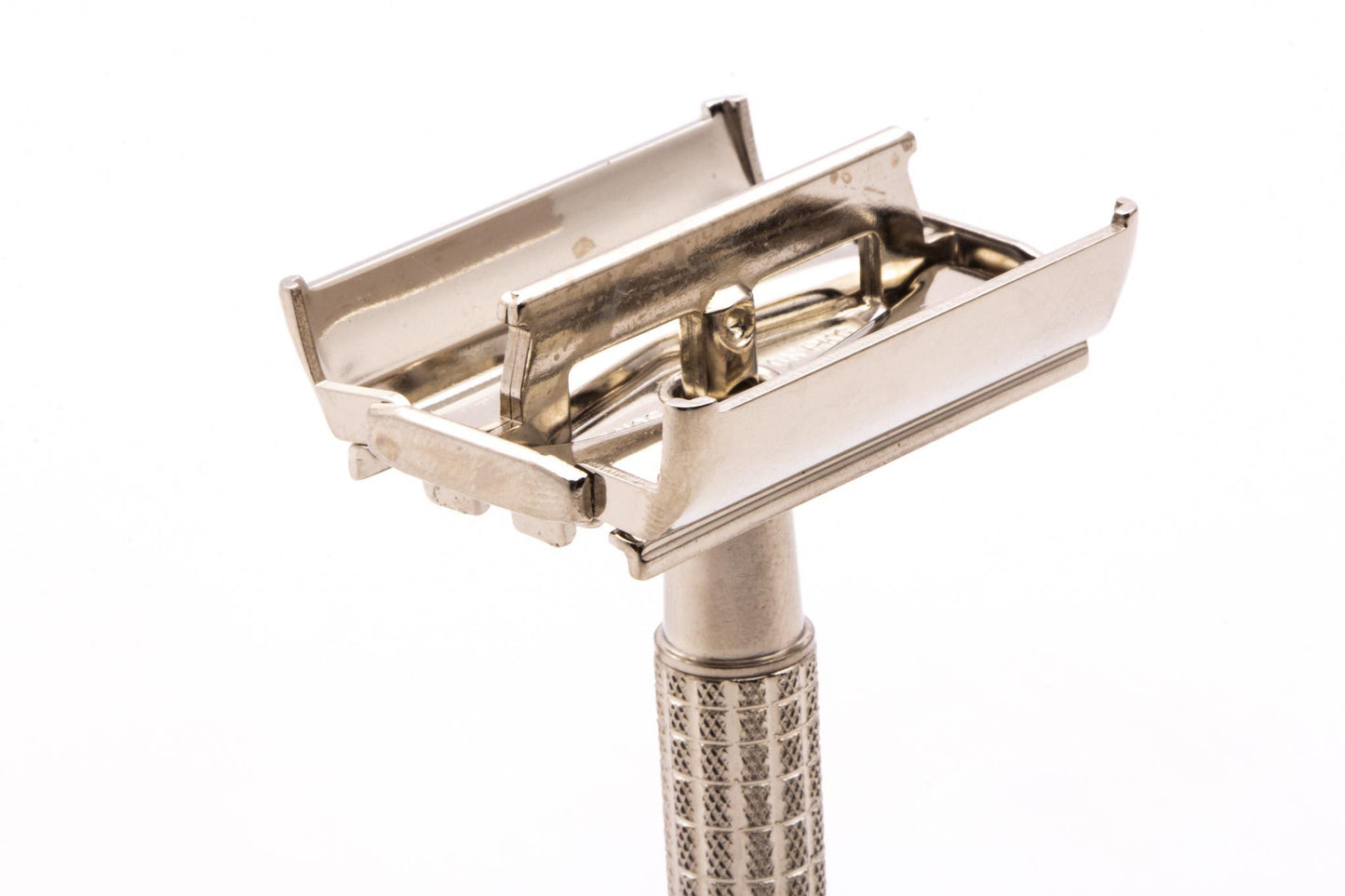 1958 D2 Gillette Flare Tip TTO Super Speed Safety Razor | Factory Nickel Revamp