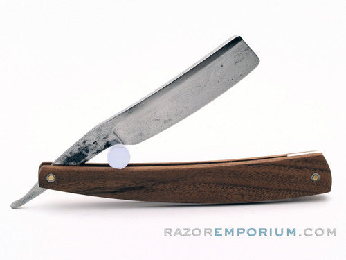 6/8" C. Morton "Old English Straight Razor w/ Black Walnut Scales
