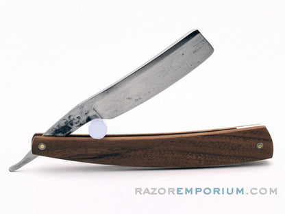 6/8" C. Morton "Old English Straight Razor w/ Black Walnut Scales