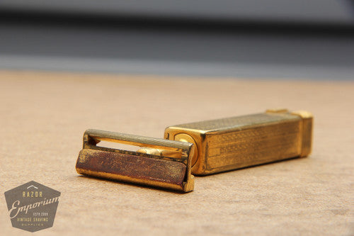 Schick 1930's Type B Gold Repeating Injector Razor
