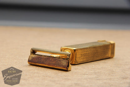 Schick 1930's Type B Gold Repeating Injector Razor