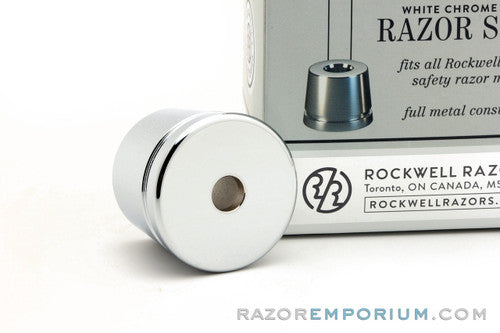 Rockwell White Chrome Safety Razor Stand