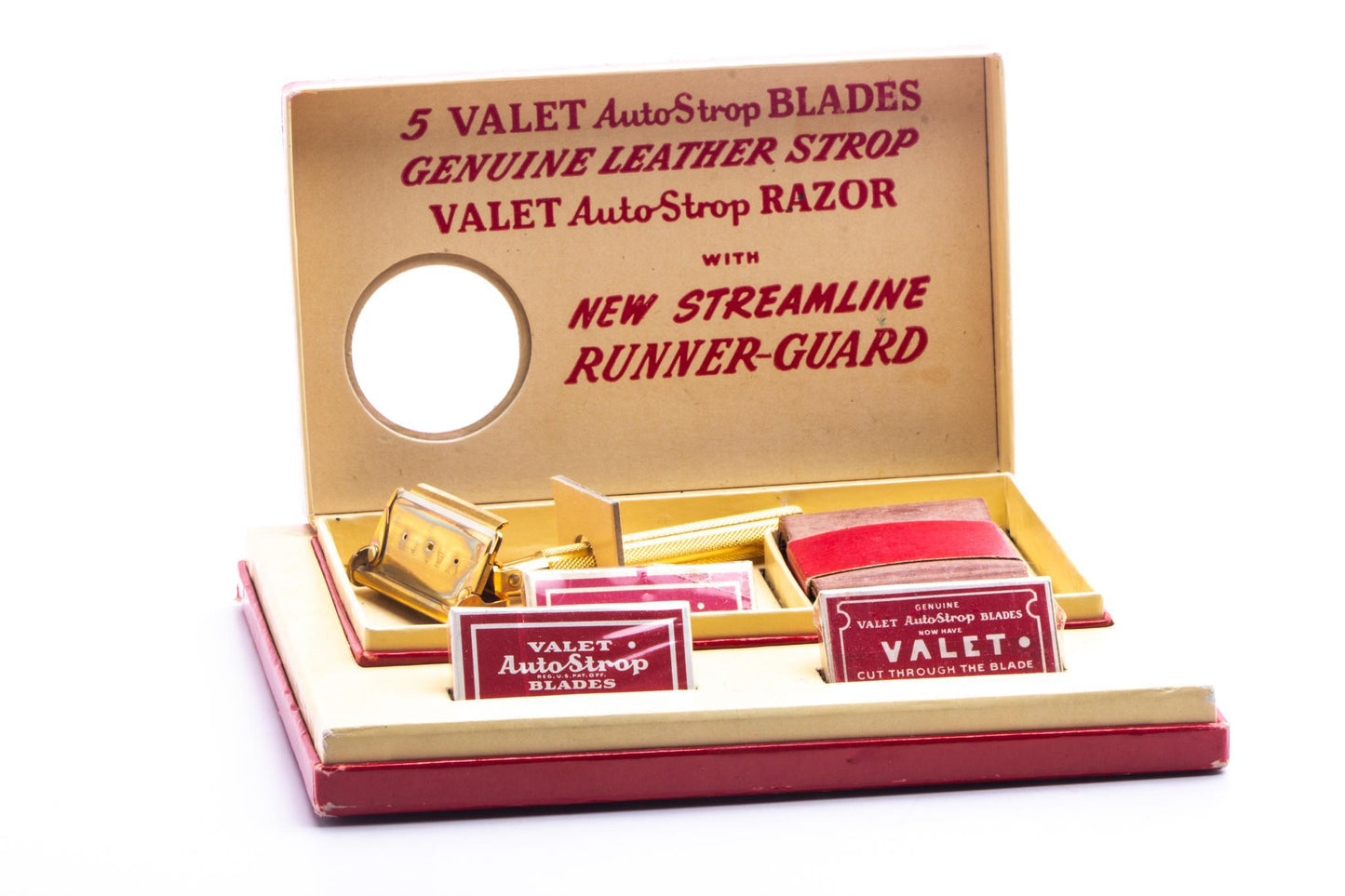 1930's Valet Auto Strop Razor Set w/ Original Cardboard Box | New Old Stock