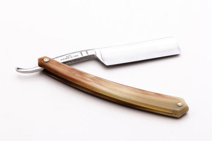 6/8" Thiers-Issard Medaille d'Or Alger Straight Razor | Blond Horn