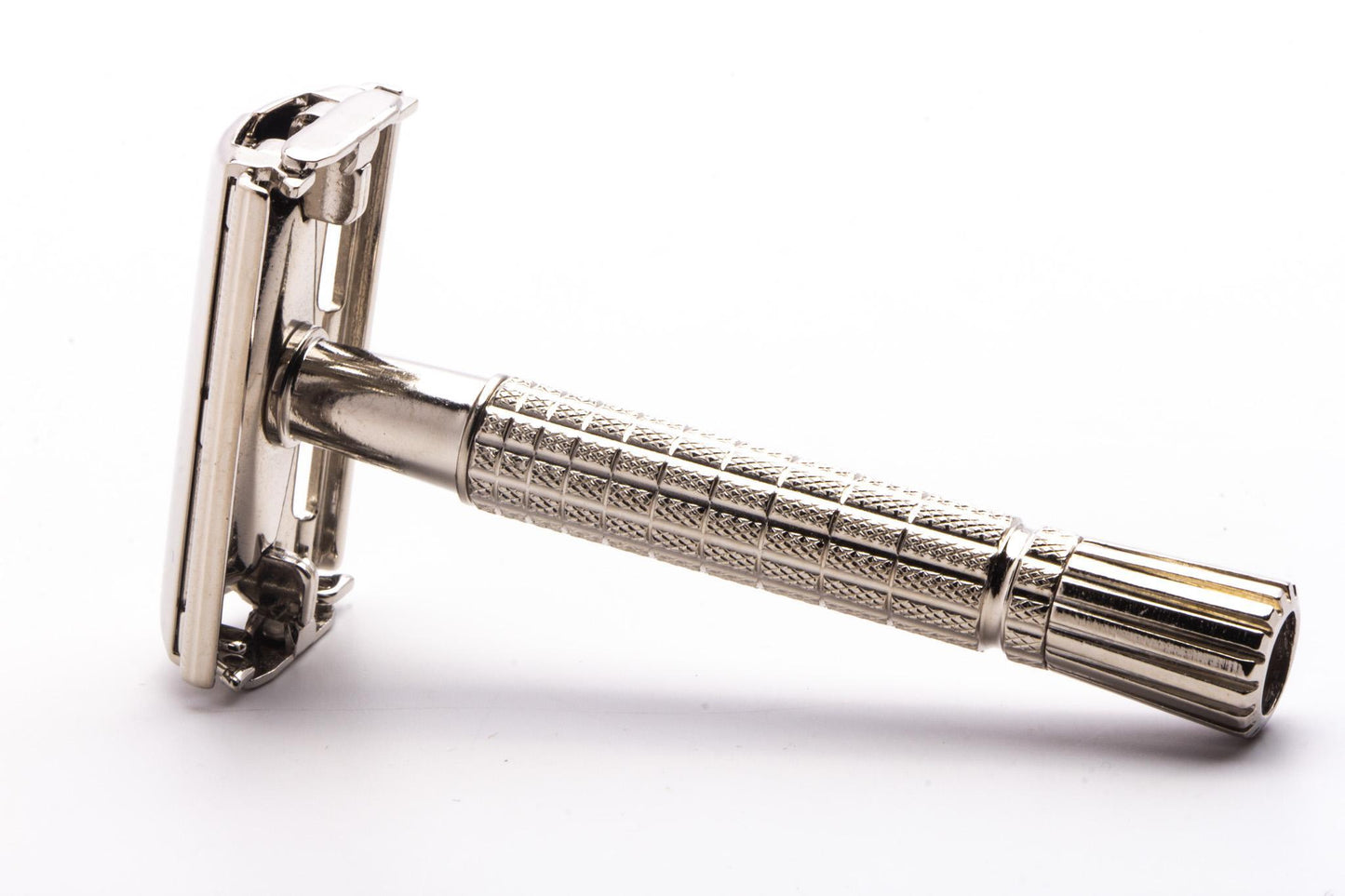 1964 J4 Gillette Flare Tip Super Speed Safety Razor| Factory Nickel Revamp