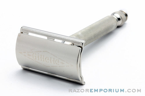 1950's Gillette Ball End Tech DE Safety Razor MINT
