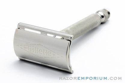 1950's Gillette Ball End Tech DE Safety Razor MINT