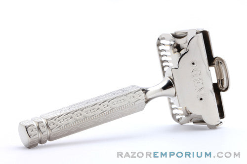 1930's Gem Single Edge Safety Razor Factory Nickel Revamp