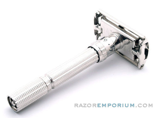 1966 L2 Gillette Slim Adjustable Safety Razor | Rhodium Revamp