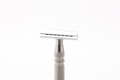 iKon Shavecraft 102 Slant OSS Stainless Steel DE Razor | Used