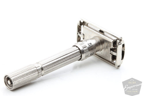 Gillette 1961 Slim Adjustable Safety Razor * Nickel Revamp