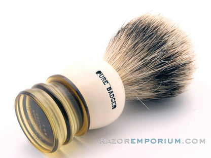 Plymouth Pure Badger Shaving Brush w/ Box