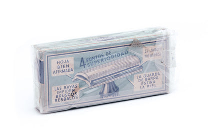 1950's Gillette Azul Tech Safety Razor NOS Set - Made in Mexico