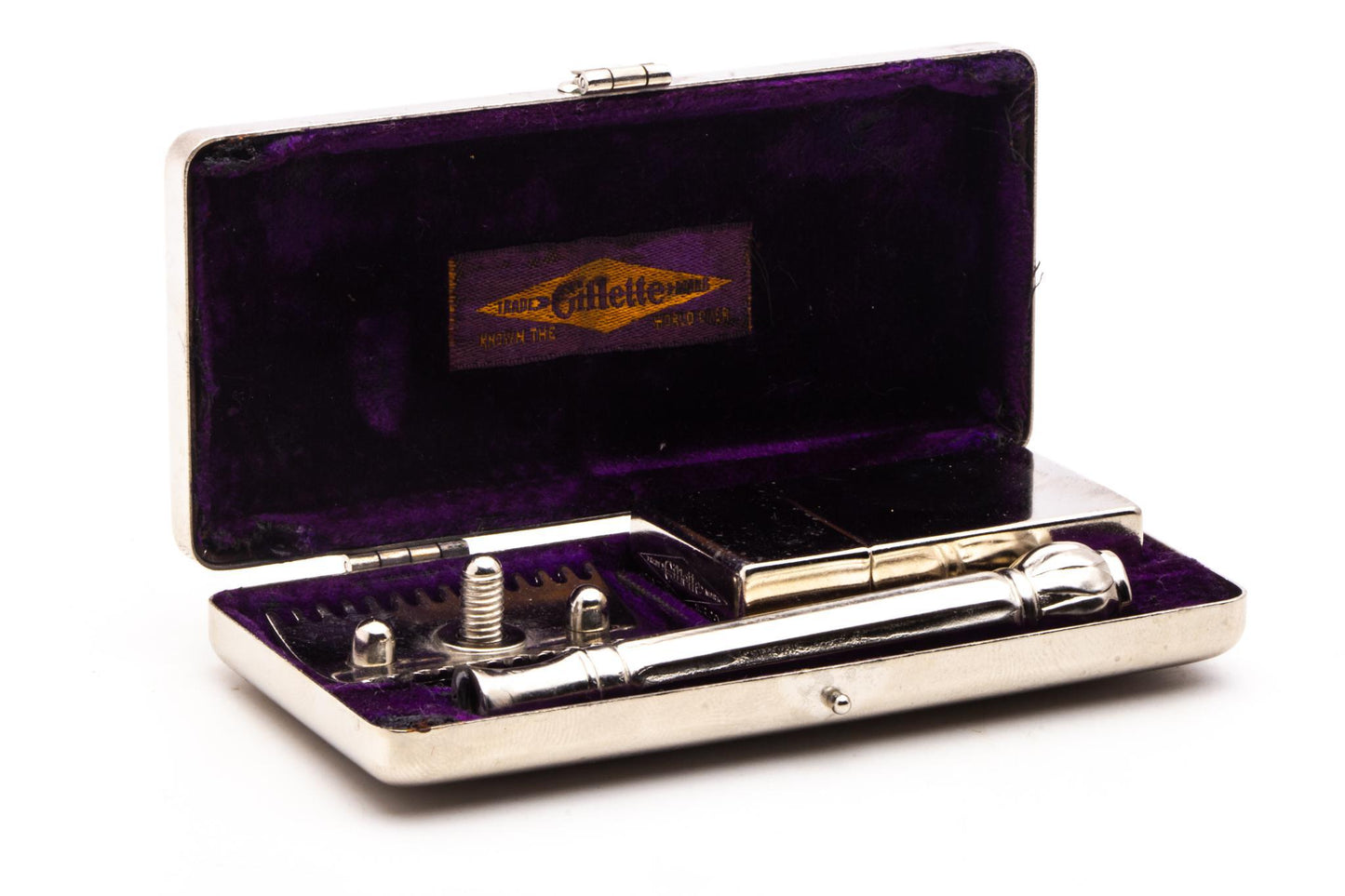1909 Gillette Silver ABC Pocket Edition Set | Original Condition