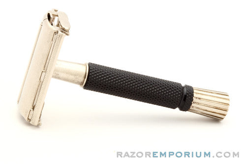 1986 Gillette Black Handle Super Speed Safety Razor G3
