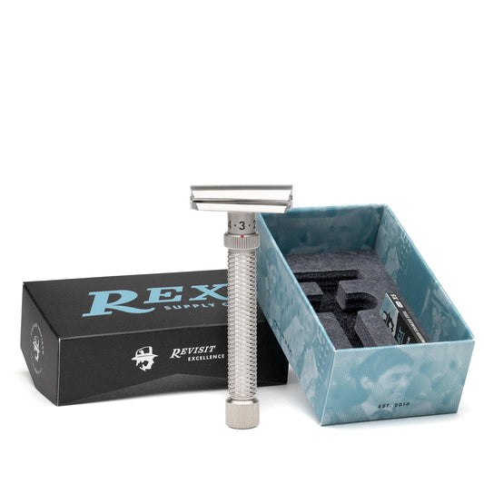 Rex Supply Co. | Konsul XL Slant Adjustable Stainless Steel Double Edge Safety Razor