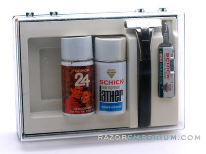 1950's Schick Hydro-Magic Safety Razor Set