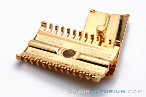1930's Gillette Long Comb NEW | 24K Gold Revamp
