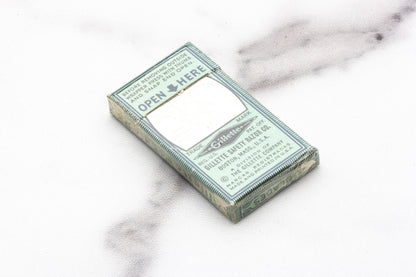 Gillette Blue Double Edge  (5) - New Old Stock (NOS) Razor Blades