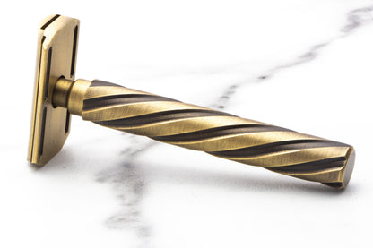 Parker Flight Brass Double Edge Safety Razor