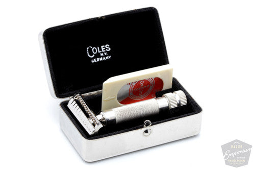1960's Coles Slant Razor Set | DE Safety Razor – Razor Emporium