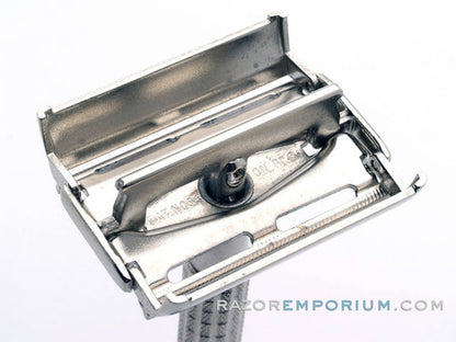 1960 F3 Gillette Flair Tip Super Speed Safety DE Razor | Factory Nickel Revamp