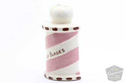 Porcelain Pink Barber Pole | Blade Safe