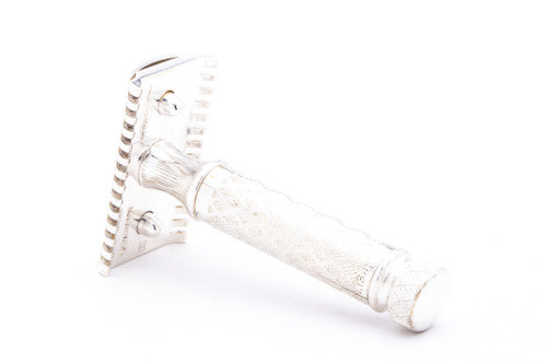 1921 Vintage Gillette Tuckaway Style Travel DE Safety Razor Set