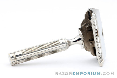 1930's Gem 1912 Damaskeene Style Single Edge Safety Razor Set