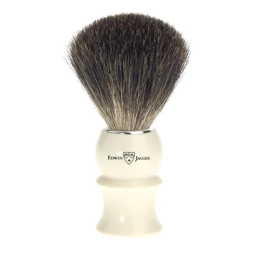 Edwin Jagger | 81P17 Imitation Ivory shaving brush (Pure Badger)