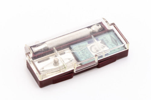 1956 Gillette Ball End Tech Safety Razor Laser Etched with Case