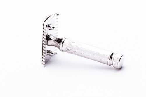 1930's Gillette New Improved Norfolk Tuckaway DE Razor Rhodium Revamp